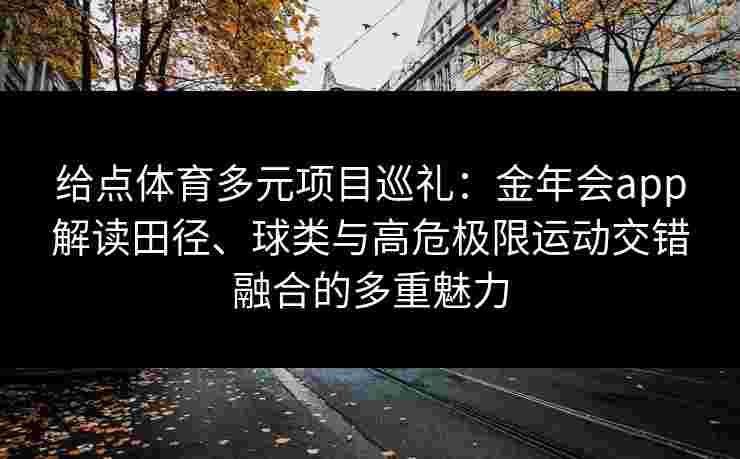 给点体育多元项目巡礼：金年会app解读田径、球类与高危极限运动交错融合的多重魅力